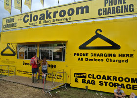 Event cloakrooms - Festival cloakrooms